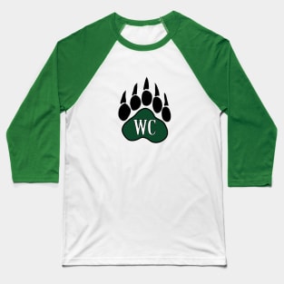 Wildcat Paw Print Baseball T-Shirt